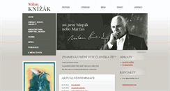 Desktop Screenshot of milanknizak.com